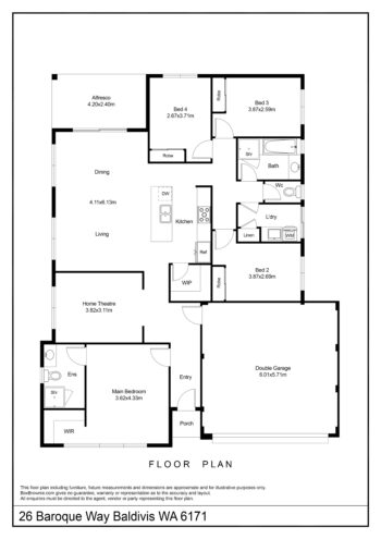 Listing image for 26 Baroque Way, Baldivis  WA  6171