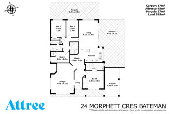 Listing image for 24 Morphett Crescent, Bateman  WA  6150