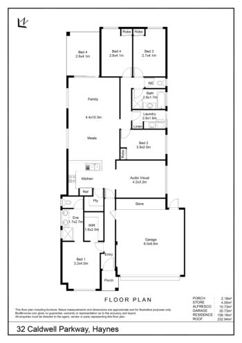 Listing image for 32 Caldwell Parkway, Haynes  WA  6112
