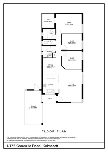 Listing image for 1/176 Cammillo Road, Kelmscott  WA  6111