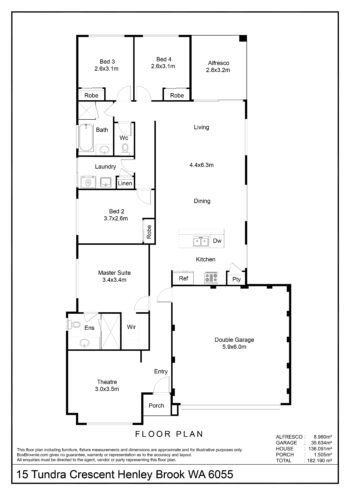 Listing image for 15 Tundra Crescent, Henley Brook  WA  6055