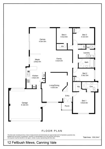 Listing image for 12 Feltbush Mews, Canning Vale  WA  6155